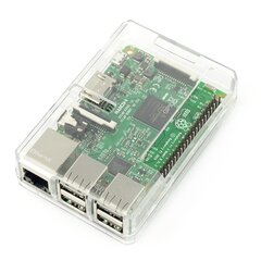 Raspberry Pi malli 3B +/3B/2B kotelo, läpinäkyvä GPIO.-käyttöoikeuksilla. hinta ja tiedot | Mikrokontrollerit | hobbyhall.fi