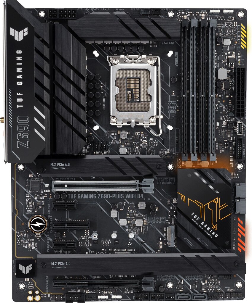 Asus TUF GAMING Z690 PLUS WIFI D4 hinta ja tiedot | Emolevyt | hobbyhall.fi