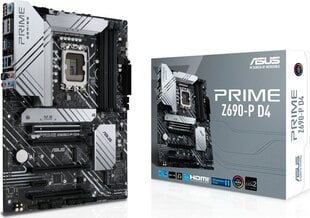 Emolevy Asus Prime Z690-P D4. hinta ja tiedot | Emolevyt | hobbyhall.fi