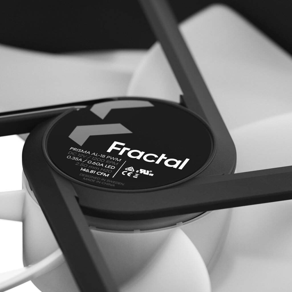 Fractal Design FD-FAN-PRI-AL18-PWM hinta ja tiedot | Tietokoneen tuulettimet | hobbyhall.fi