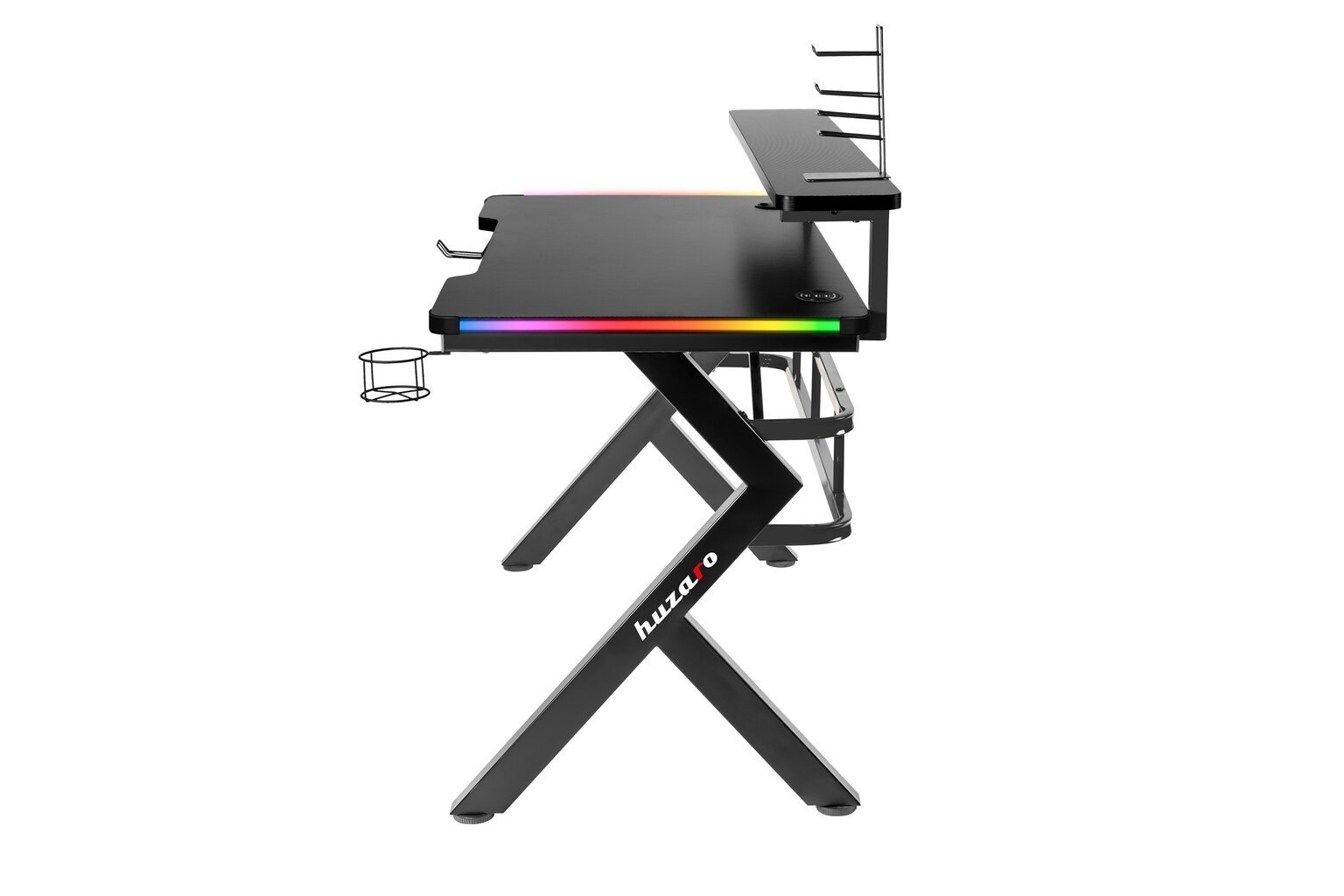 HUZARO HERO 5.0 RGB, PELIPÖYTÄ hinta ja tiedot | Tietokonepöydät ja työpöydät | hobbyhall.fi