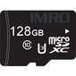 ImroCard, 128 GB + sovitin. hinta ja tiedot | Puhelimen muistikortit | hobbyhall.fi