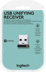 Logitech USB Unifying 910-005931, musta/hopea hinta ja tiedot | Hiiret | hobbyhall.fi