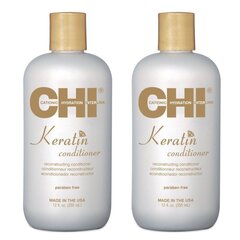 Korjaava hoitoaine vaurioituneille hiuksille CHI Keratin Conditioner 355 ml hinta ja tiedot | Hoitoaineet | hobbyhall.fi