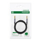 Kaapeli AUX mini jack 3.5mm cable (male) - 3.5mm mini jack (male) 3m black (AV183) hinta ja tiedot | Puhelinkaapelit | hobbyhall.fi