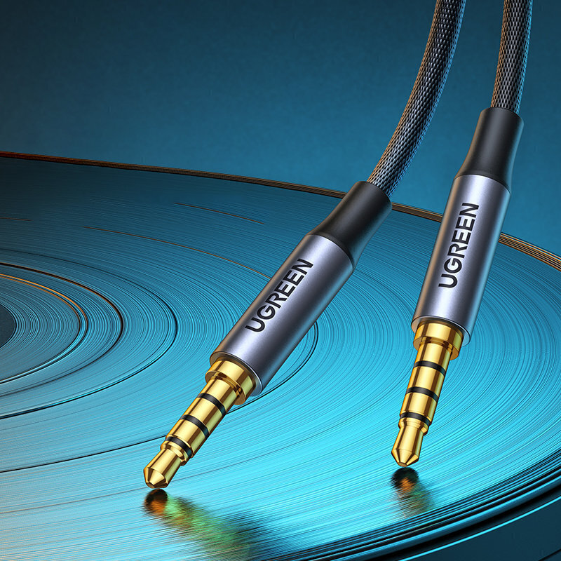 Kaapeli AUX mini jack 3.5mm cable (male) - 3.5mm mini jack (male) 3m black (AV183) hinta ja tiedot | Puhelinkaapelit | hobbyhall.fi