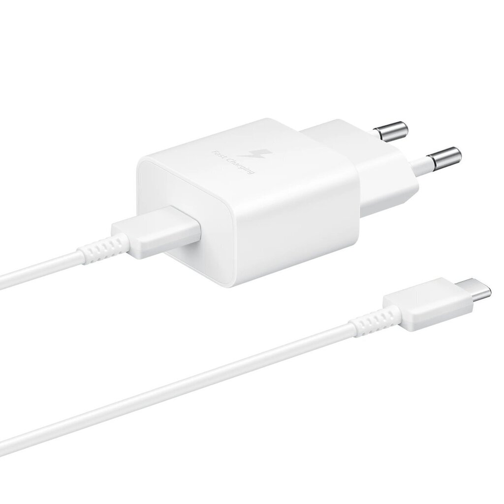 Samsung Travel Charger Type-C EP-T1510XWEGEU White (EU Blister) hinta ja tiedot | Puhelimen laturit | hobbyhall.fi