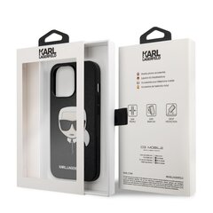 KLHCP13XSAKHBK Karl Lagerfeld PU Saffiano Karl Head Case for iPhone 13 mini Black. hinta ja tiedot | Puhelimen kuoret ja kotelot | hobbyhall.fi