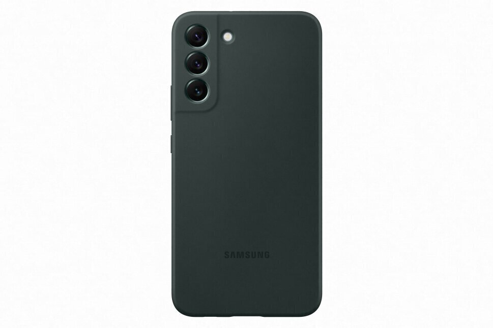 Silikonikuori Samsung Galaxy S22 Plus -puhelimelle, tummanvihreä. hinta ja tiedot | Puhelimen kuoret ja kotelot | hobbyhall.fi