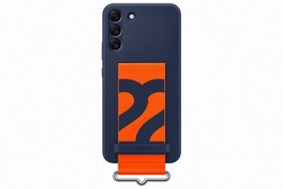 Silikoninen suojus hihnalla Samsung Galaxy S22 Plus, Navy. hinta ja tiedot | Puhelimen kuoret ja kotelot | hobbyhall.fi