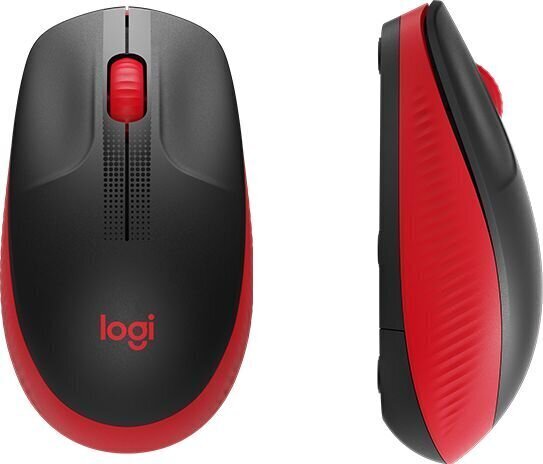 Logitech M190, punainen hinta ja tiedot | Hiiret | hobbyhall.fi