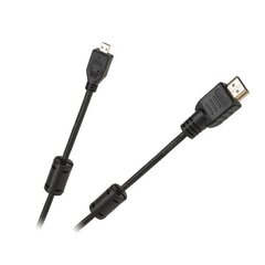 Kaapeli Cabletech taloudellinen HDMI - microHDMI, 1,8m hinta ja tiedot | Cabletech Kodinkoneet ja kodinelektroniikka | hobbyhall.fi