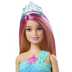 Nukke Barbie Dreamtopia Mermaid valoevällä, HDJ36 hinta ja tiedot | Tyttöjen lelut | hobbyhall.fi