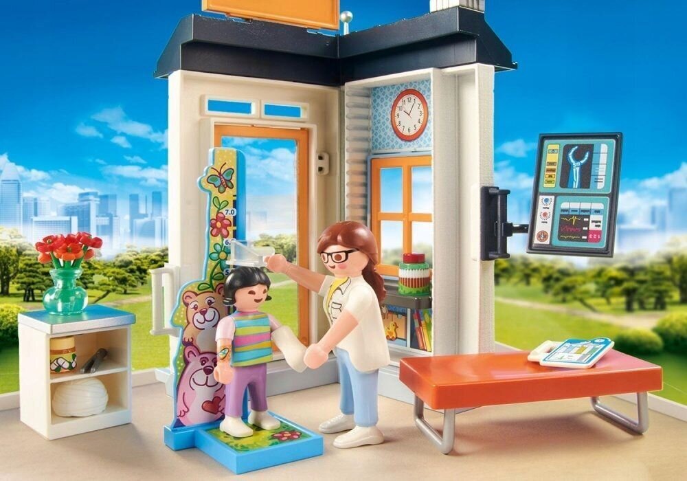 70818 PLAYMOBIL® City Life, lastenlääkärin toimisto hinta ja tiedot | LEGOT ja rakennuslelut | hobbyhall.fi