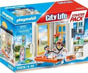 70818 PLAYMOBIL® City Life, lastenlääkärin toimisto hinta ja tiedot | LEGOT ja rakennuslelut | hobbyhall.fi
