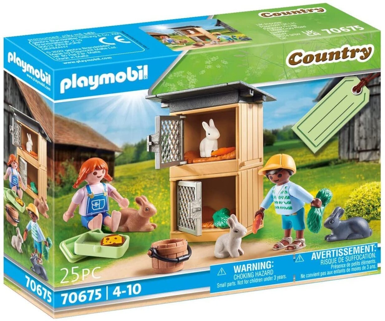 70675 PLAYMOBIL, Lahjasetti lapsille ja kaneille. hinta ja tiedot | LEGOT ja rakennuslelut | hobbyhall.fi