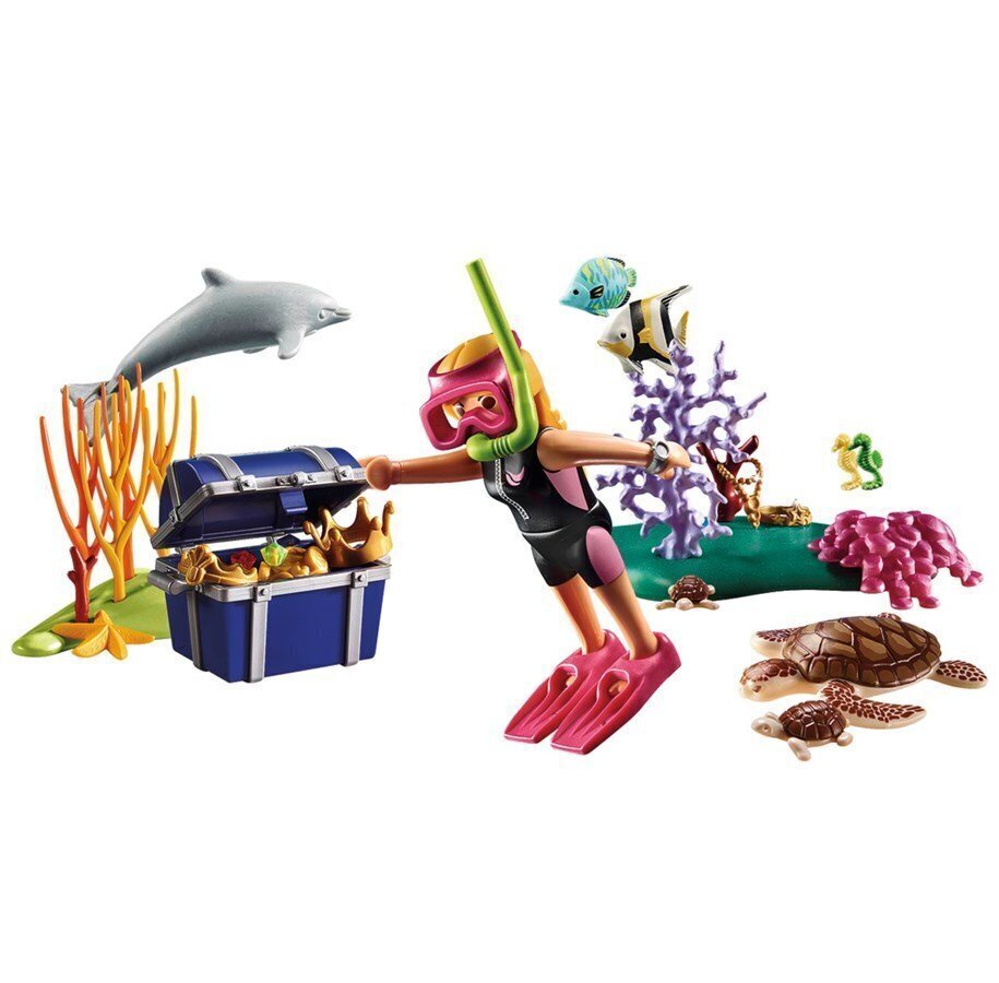 70678 PLAYMOBIL-lahjasetti - Diver Treasure Hatter, hinta ja tiedot | LEGOT ja rakennuslelut | hobbyhall.fi