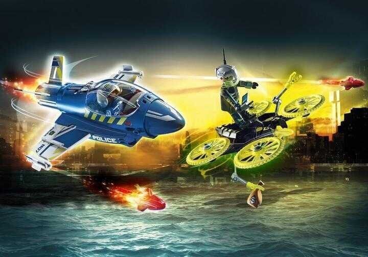 70780 PLAYMOBIL® City Action, poliisikone dronilla hinta ja tiedot | LEGOT ja rakennuslelut | hobbyhall.fi