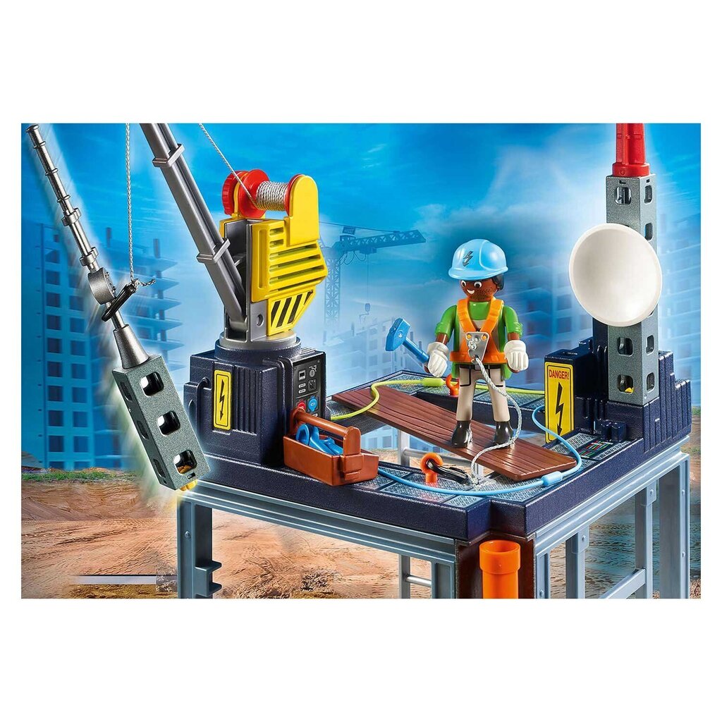 70816 PLAYMOBIL® City Life, rakennustyömaa hinta ja tiedot | LEGOT ja rakennuslelut | hobbyhall.fi