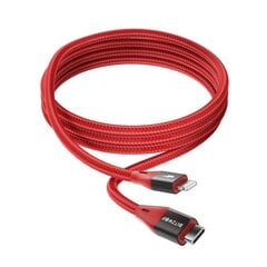 USB-C-kaapeli Lightning BlitzWolf BW-CL3, MFI, 20 W, 1,8m (punainen) hinta ja tiedot | Blitzwolf Matkapuhelimet ja tarvikkeet | hobbyhall.fi