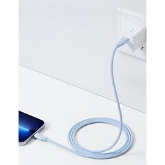Baseus-kaapeli, USB Type C - Lightning 20W -kaapeli, 1,2m pitkä Jelly Liquid Silica Gel - sininen hinta ja tiedot | Baseus Retkeilytarvikkeet | hobbyhall.fi