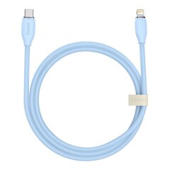 Baseus-kaapeli, USB Type C - Lightning 20W -kaapeli, 1,2m pitkä Jelly Liquid Silica Gel - sininen hinta ja tiedot | Puhelinkaapelit | hobbyhall.fi