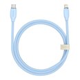 Baseus-kaapeli, USB Type C - Lightning 20W -kaapeli, 1,2m pitkä Jelly Liquid Silica Gel - sininen