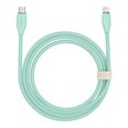 Baseus-kaapeli, USB Type C - Lightning 20W kaapeli, pituus 2m Jelly Liquid Silica Gel - vihreä