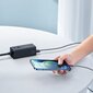 Baseus iPhonen USB-kaapeli - Lightning 1 m, 2,4A harmaa (CALD000416) hinta ja tiedot | Puhelinkaapelit | hobbyhall.fi