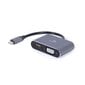 Cablexpert A-USB3C-HDMIVGA-01, hinta ja tiedot | Adapterit | hobbyhall.fi