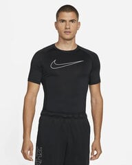 Nike miesten treenipaita, NP DF TIGHT TOP SS, musta hinta ja tiedot | Miesten T-paidat | hobbyhall.fi