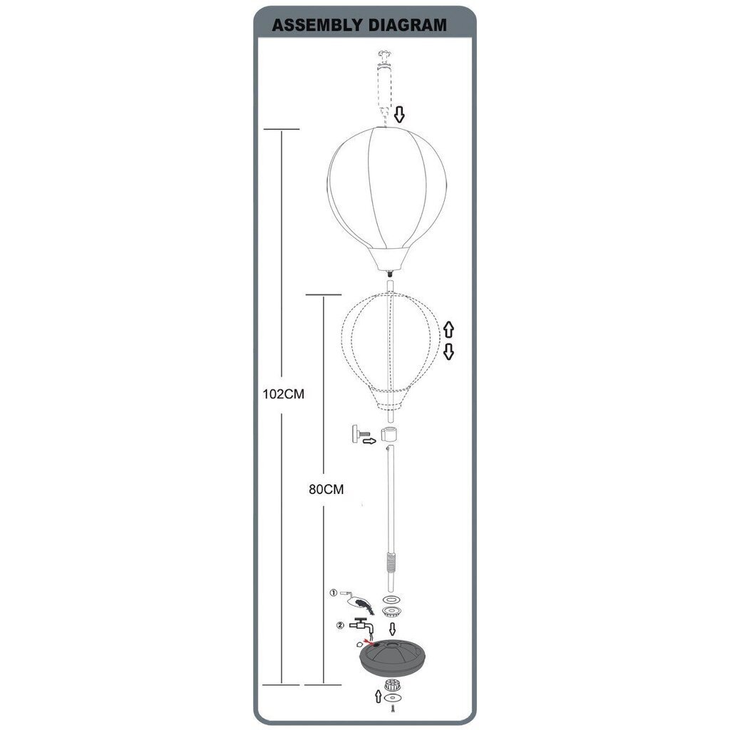 Nyrkkeilysetti Enero lapsille, 80 - 102 cm hinta ja tiedot | Kamppailulajit | hobbyhall.fi