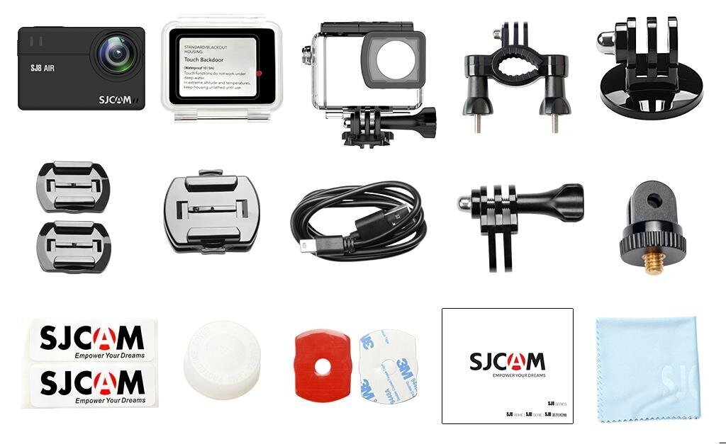 Sjcam SJ8 AIR, White hinta ja tiedot | Action-kamerat | hobbyhall.fi