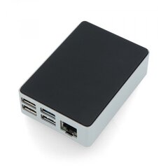 Raspberry Pi 4B musta ja hopea alumiinikotelo Flirc. hinta ja tiedot | Mikrokontrollerit | hobbyhall.fi