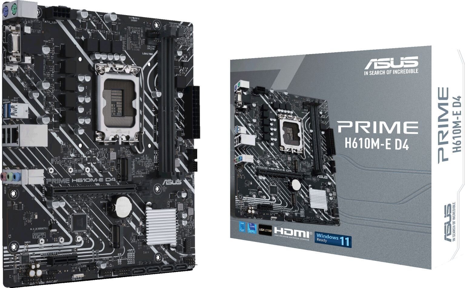 Asus PRIME H610M E D4 hinta ja tiedot | Emolevyt | hobbyhall.fi