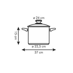 Tescoma kannella kattila Presto, 7 l. hinta ja tiedot | Kattilat ja painekattilat | hobbyhall.fi