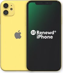 Tehdashuollettu puhelin iPhone 11 64GB Yellow RND-P14364 hinta ja tiedot | Renewd Puhelimet, älylaitteet ja kamerat | hobbyhall.fi