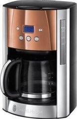 Kahvinkeitin Russell Hobbs 24320-56, musta / pronssi / ruostumaton teräs. hinta ja tiedot | Kahvinkeittimet ja kahvikoneet | hobbyhall.fi