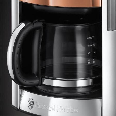 Kahvinkeitin Russell Hobbs 24320-56, musta / pronssi / ruostumaton teräs. hinta ja tiedot | Kahvinkeittimet ja kahvikoneet | hobbyhall.fi