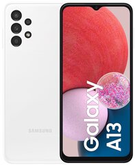 Samsung Galaxy A13, 32 GB, Dual SIM, White hinta ja tiedot | Matkapuhelimet | hobbyhall.fi
