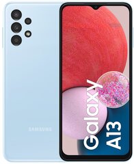 Samsung Galaxy A13 4G Dual SIM älypuhelin 4/64GB, Light Blue hinta ja tiedot | Matkapuhelimet | hobbyhall.fi