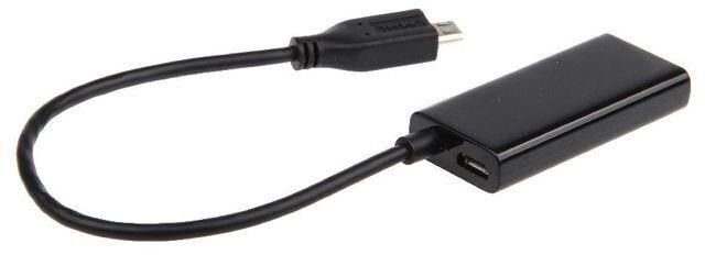 Gembird-sovitin MHL - HDMI / Micro USB (BF) (5pin) hinta ja tiedot | Adapterit | hobbyhall.fi