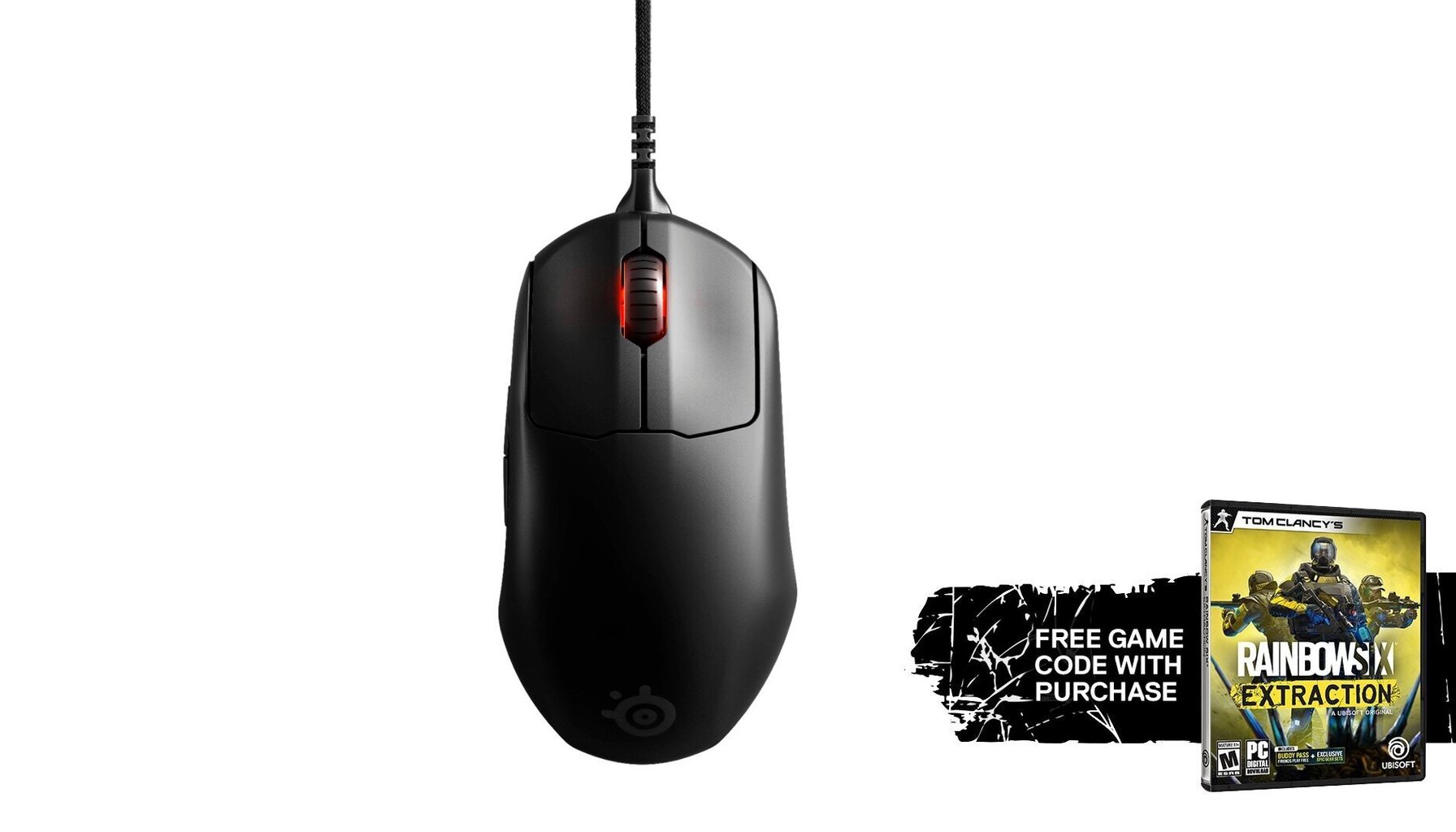 SteelSeries Prime + musta hinta ja tiedot | Hiiret | hobbyhall.fi