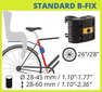 Bellelli Tiger Standard Lux lasten polkupyörätuoli, musta hinta ja tiedot | Lastenistuimet polkupyöriin | hobbyhall.fi