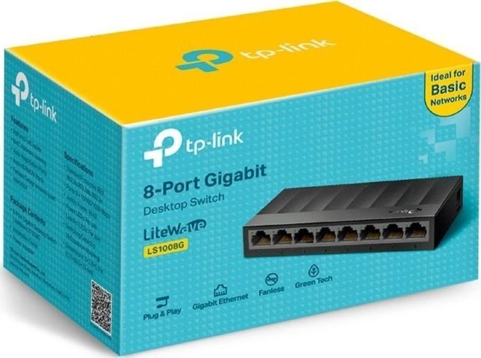 TP Link LS1008G hinta ja tiedot | Verkkokytkimet | hobbyhall.fi