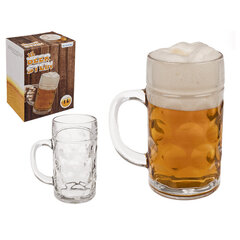 XL “Beer Stein” -olutmuki (1 litra) hinta ja tiedot | Muut hauskat lahjaideat | hobbyhall.fi