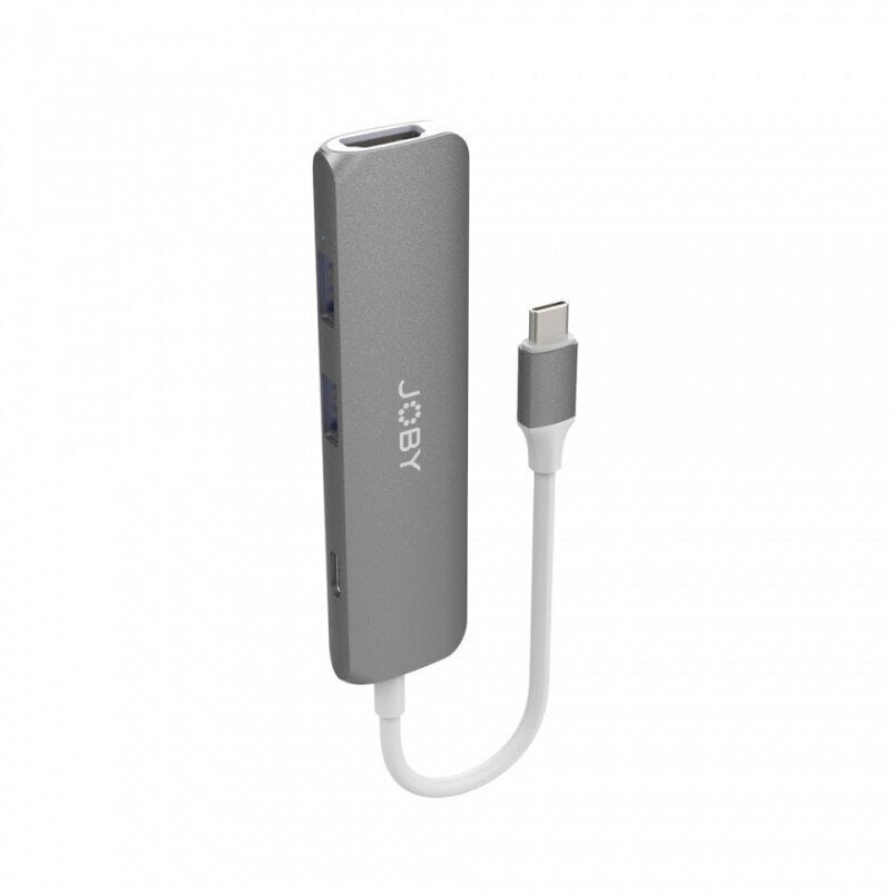 Joby USB-keskitin USB-C 4K HDMI / USB / USB-C hinta ja tiedot | Adapterit | hobbyhall.fi