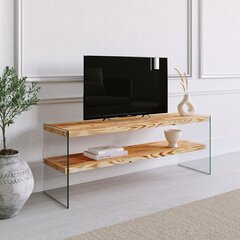Kalune Design Niagara S102 TV-pöytä ja sohvapöytäsetti , ruskea hinta ja tiedot | TV-tasot | hobbyhall.fi