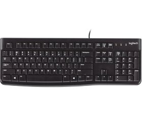 LOGI K120 corded Keyboard black OEM hinta ja tiedot | Näppäimistöt | hobbyhall.fi