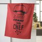 Douceur d'intérieur Comme Un Chef -keittiöpyyhe, punainen, 50 x 70 cm hinta ja tiedot | Keittiötekstiilit | hobbyhall.fi